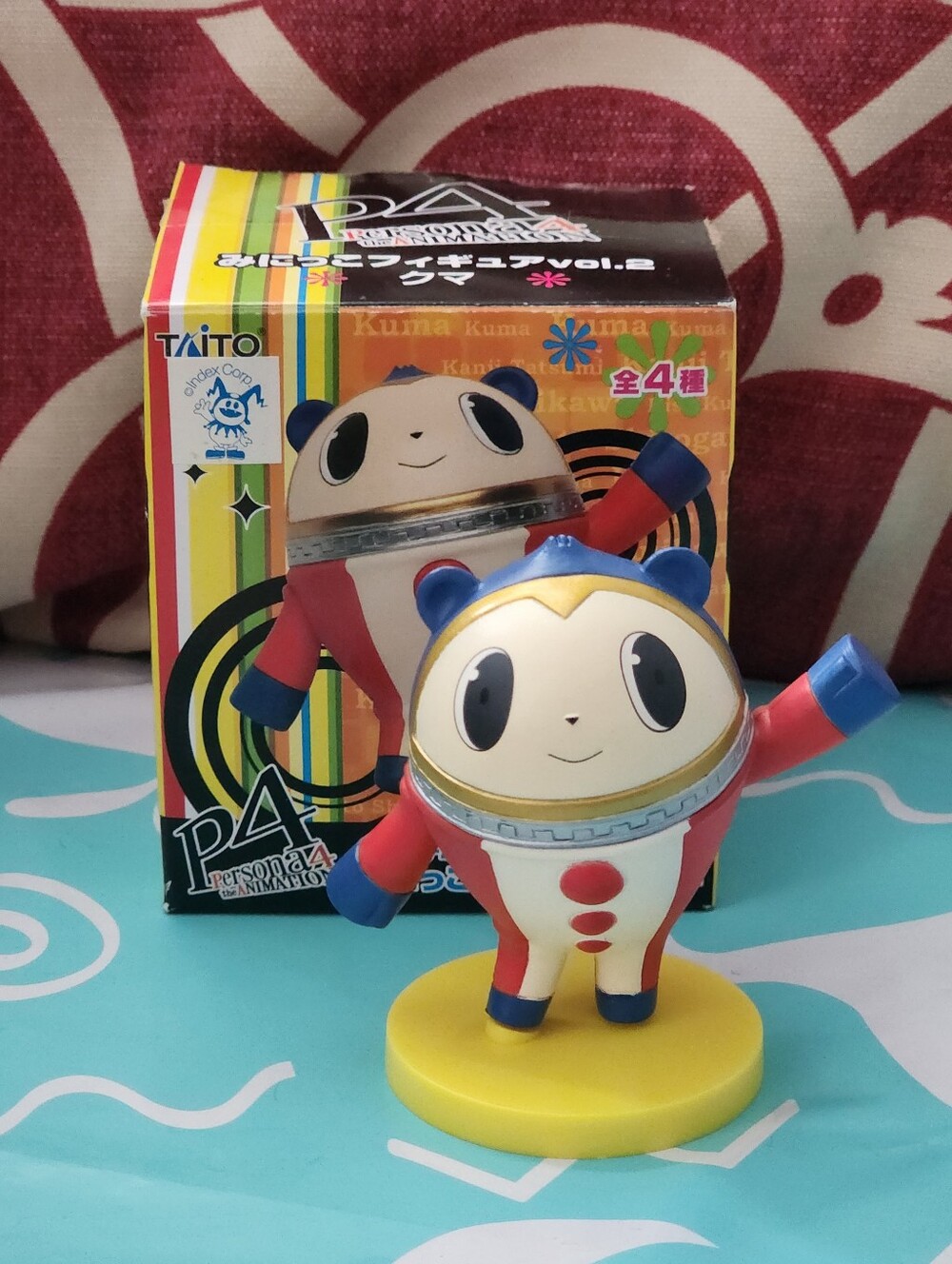 Persona 4 Golden Teddie Mini Figure/Figurine Shin Megami Tensei 3 5 Taito Plush